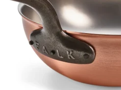 Falk Culinair Schwerer Kupfer-Risottotopf/ Wok Discount