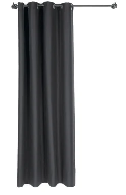 Gebrüder Mehler Schwerer Vorhang Streichgarnloden Anthrazit