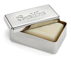 Die Hebammen-Seifendose Seifendose Neusilber Clearance