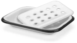 Münder Email Seifenschale Emaille