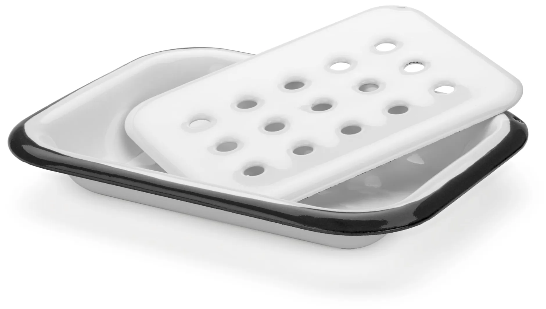 Münder Email Seifenschale Emaille