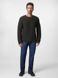 Seldom Herren-Pullover Raglanärmel Grün