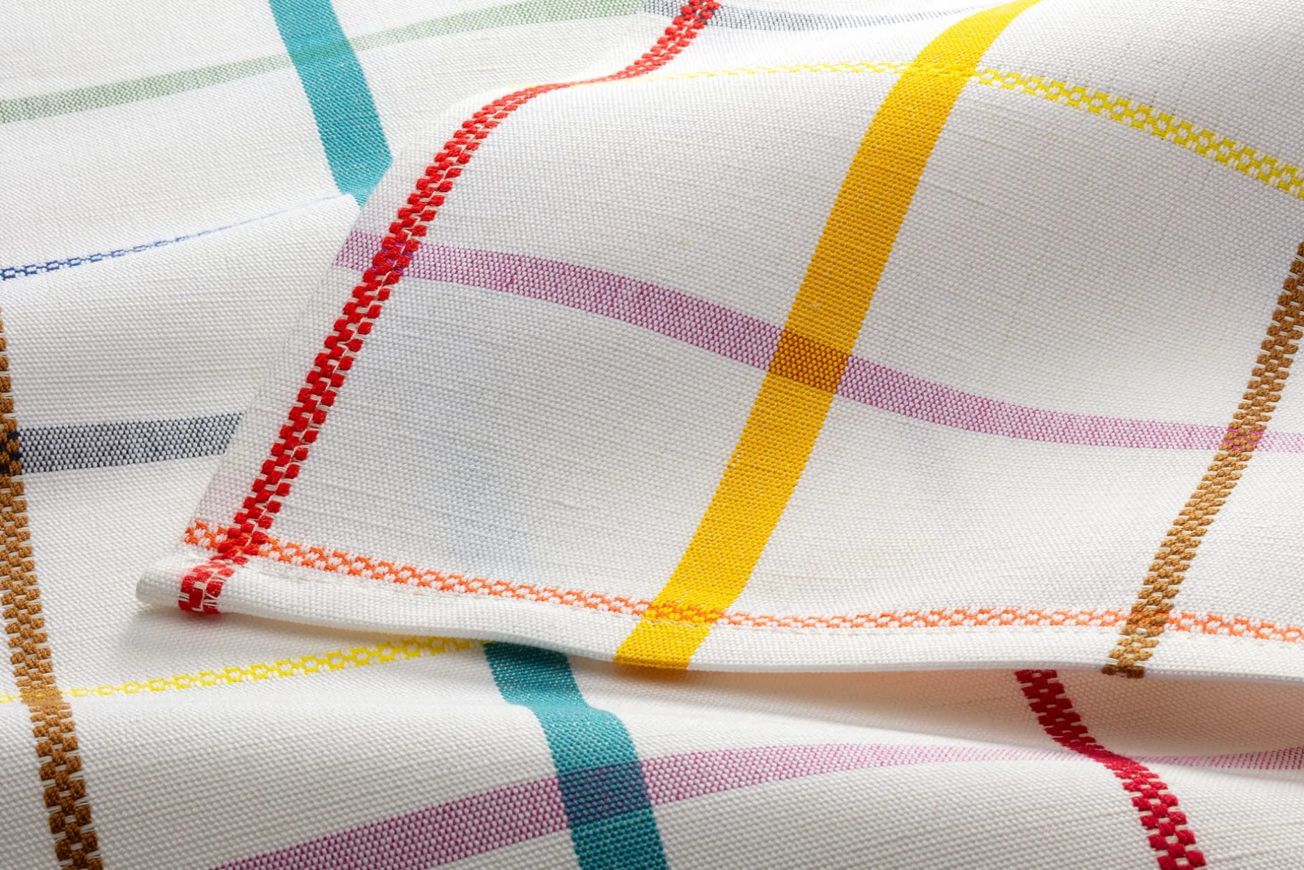 Tissage de Luz Serviette bunt kariert (2 Stück) Online