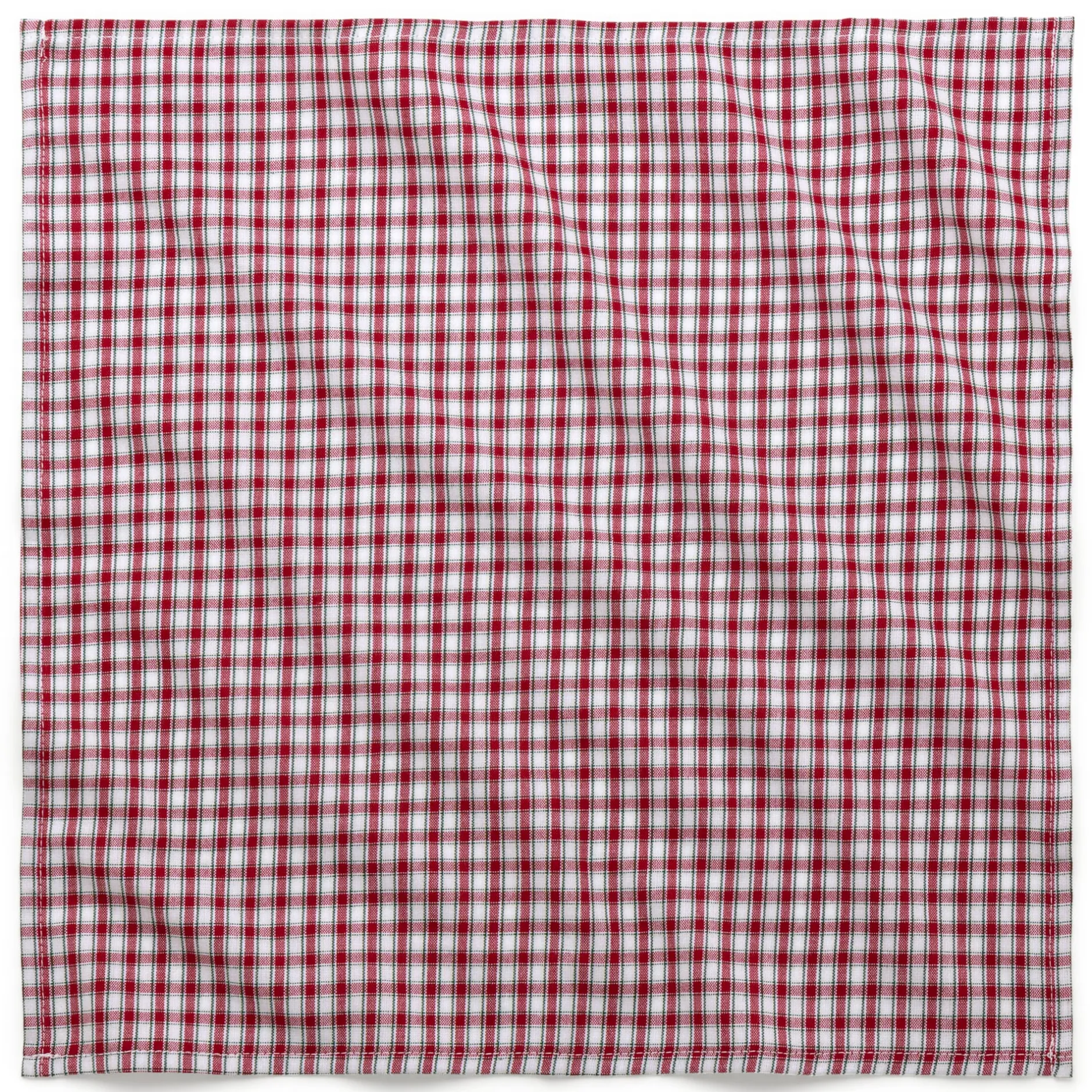 Leinenweberei Vieböck Serviette rot-weiß kariert Online