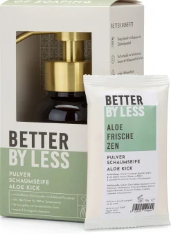 Better by Less Set Schaumspender und Handseifenpulver Aloe vera Discount