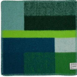 Røros Tweed Sitzdecke Bauhausstil Grün Sale