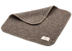 Steiner Sitzdecke Wolle Braunmelange Clearance