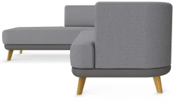 Sinn Living Sofa-Kombination Linnea Schurwolle und Leder Outlet