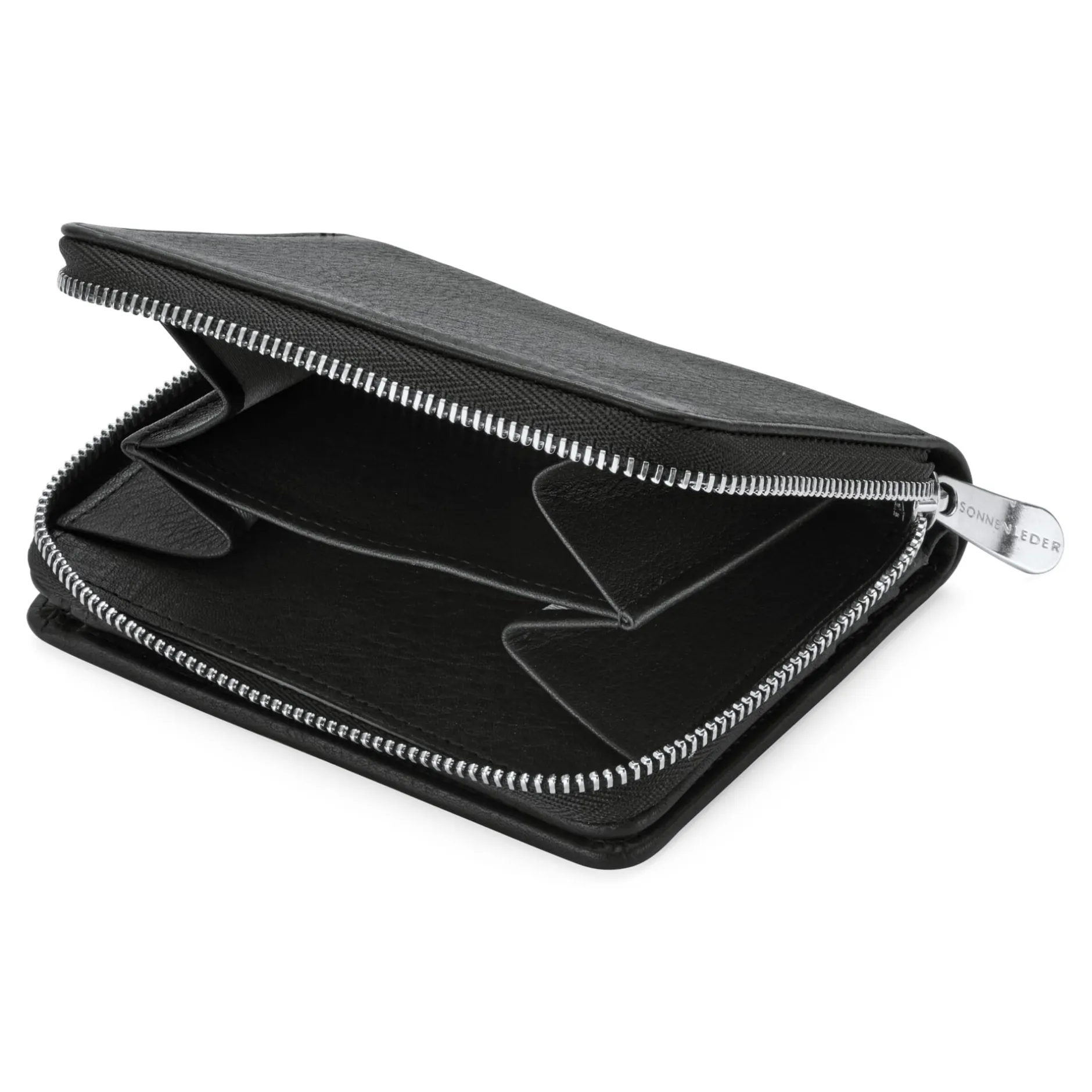 Sonnenleder Geldbörse Schwarz Outlet