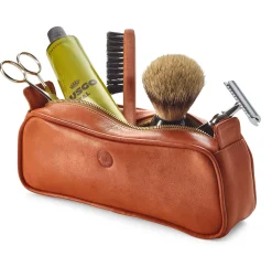 Sonnenleder Kosmetiktasche Natur Clearance