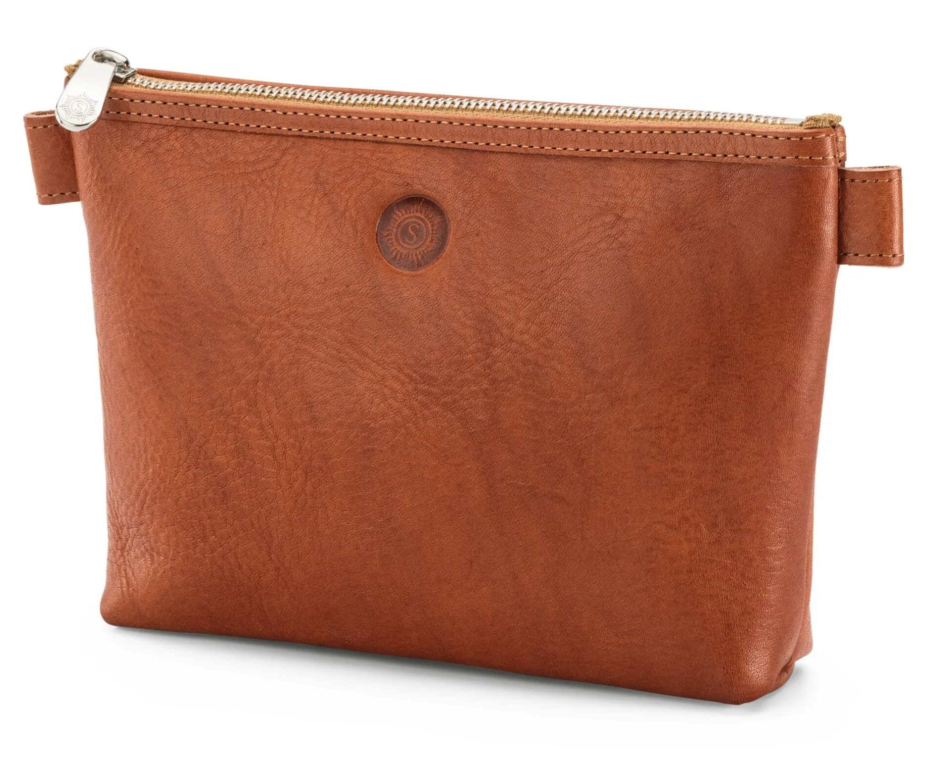 Sonnenleder Kosmetiktäschchen Natur Outlet