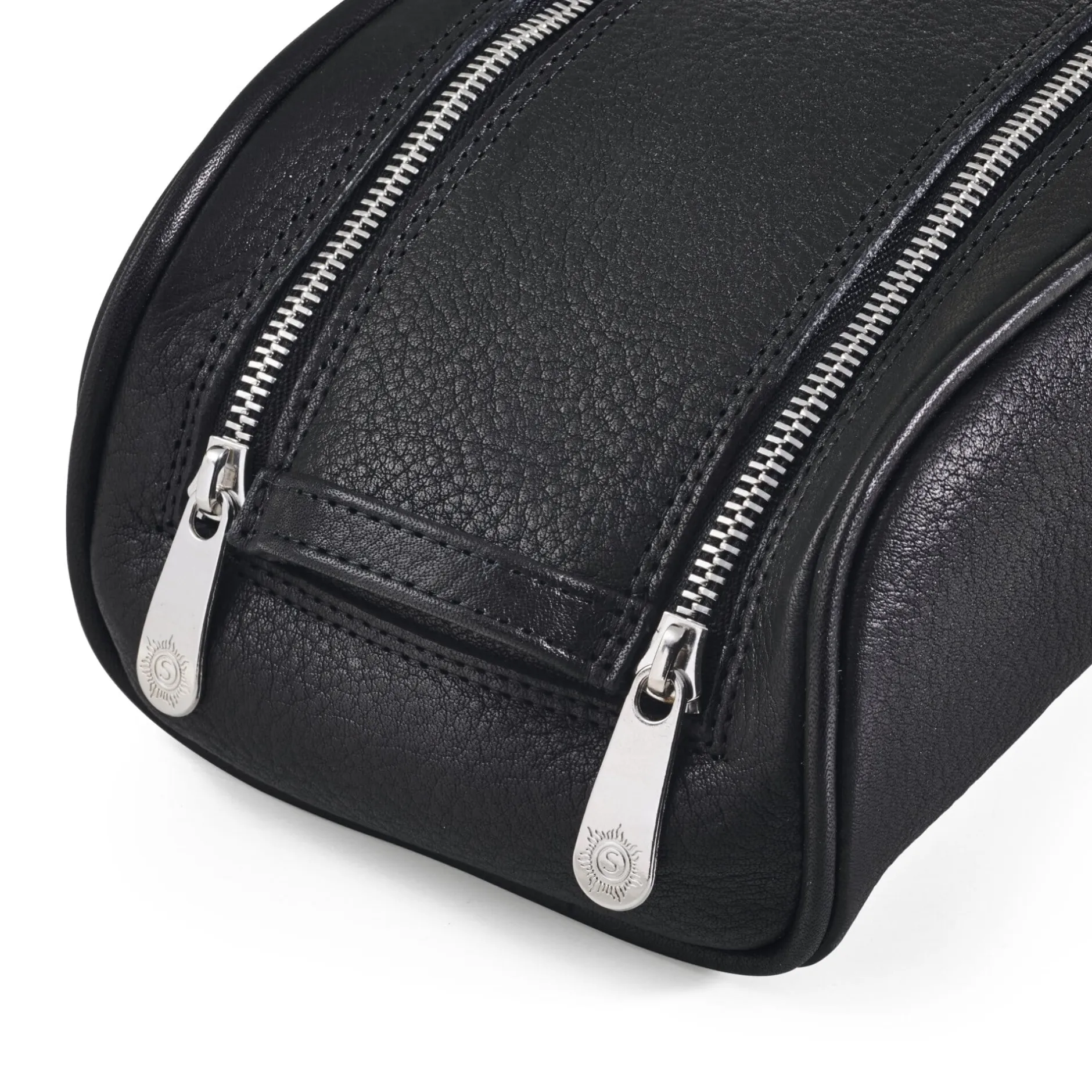 Sonnenleder Kulturtasche klein Schwarz Best