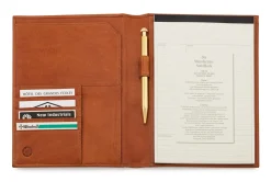 Sonnenleder Reiseschreibmappe Natur Outlet