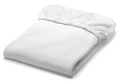 Dukal Wäsche Spannbettlaken Doppel-Jersey Weiß Hot