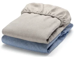 Leinenweberei Hoffmann Spannbettlaken Leinen Natur Best