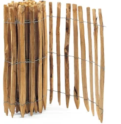 Woodline TN Sarl Staketenzaun Kastanienholz Clearance