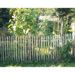 Woodline TN Sarl Staketenzaun Kastanienholz Clearance