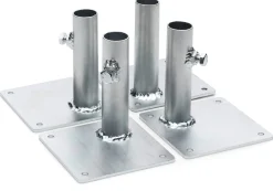 Brühwiler Maschinen Standfuß Tomatenhaus für Terrassen 4 Stück