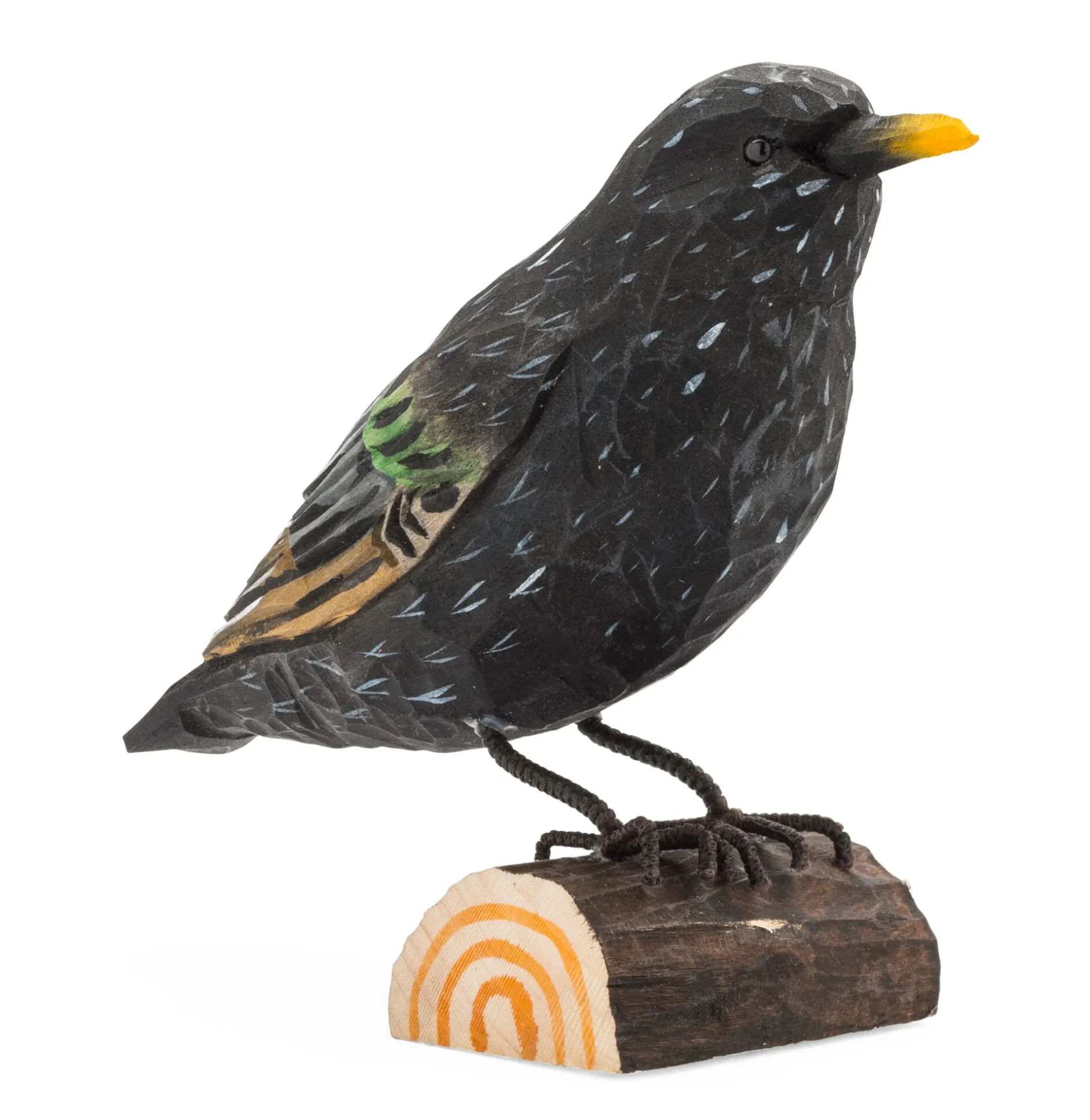 Wildlife Garden Star Lindenholz handgeschnitzt Outlet