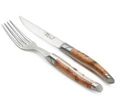 Goyon-Chazeau Steakgabel Wacholderholz Sale