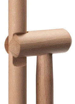 Maier Haushaltspflege Stehkehrgarnitur Buchenholz und Stahlblech Best