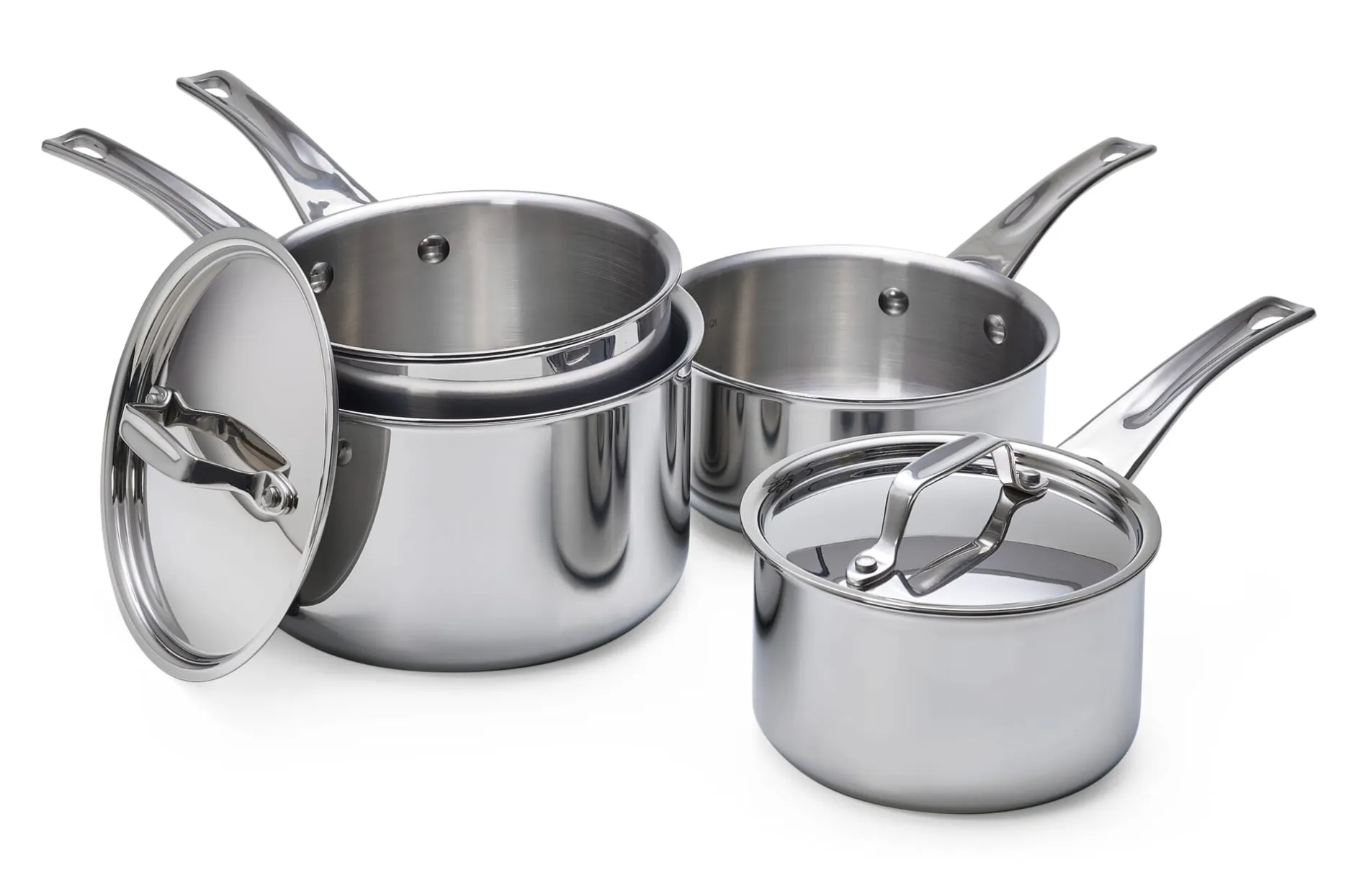 Silampos Stielkasserolle Edelstahl New