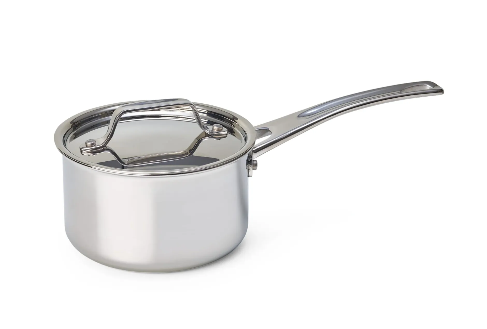 Silampos Stielkasserolle Edelstahl New