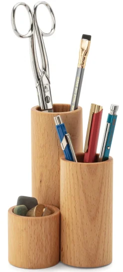 e + m Holzprodukte Stifte- und Utensilienköcher Buchenholz Online