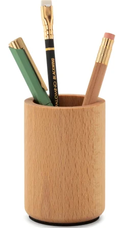 e + m Holzprodukte Stifteköcher Buchenholz Hot