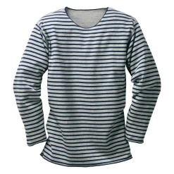 Armor lux Streifen-Shirt Hellgrau Best