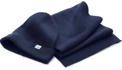 Merz b. Schwanen Strickmütze Merinowolle Dunkelblau Clearance