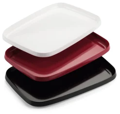 WACA-Kunststoffwarenfabrik Tablett Melaminharz Weiß Discount