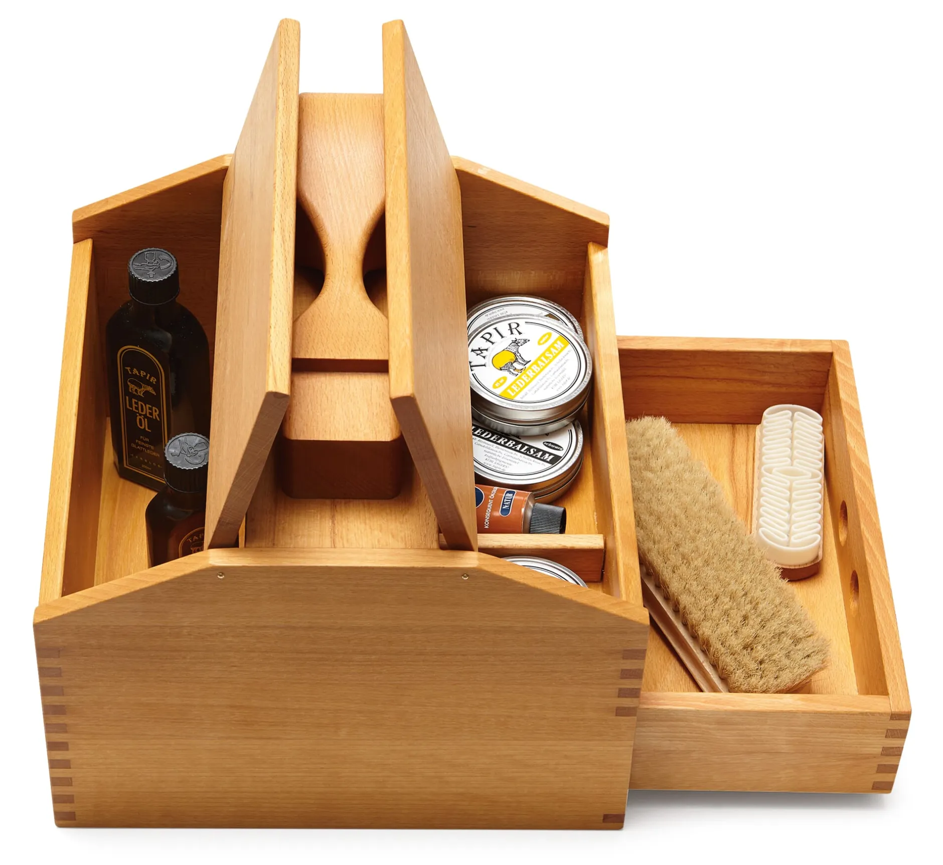 Tapir Wachswaren Tapir Schuhputzkasten mit Griff und Lade Hot