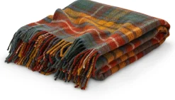 Tweedmill Textiles Tartan-Schurwolldecke Antique Buchanan Hot
