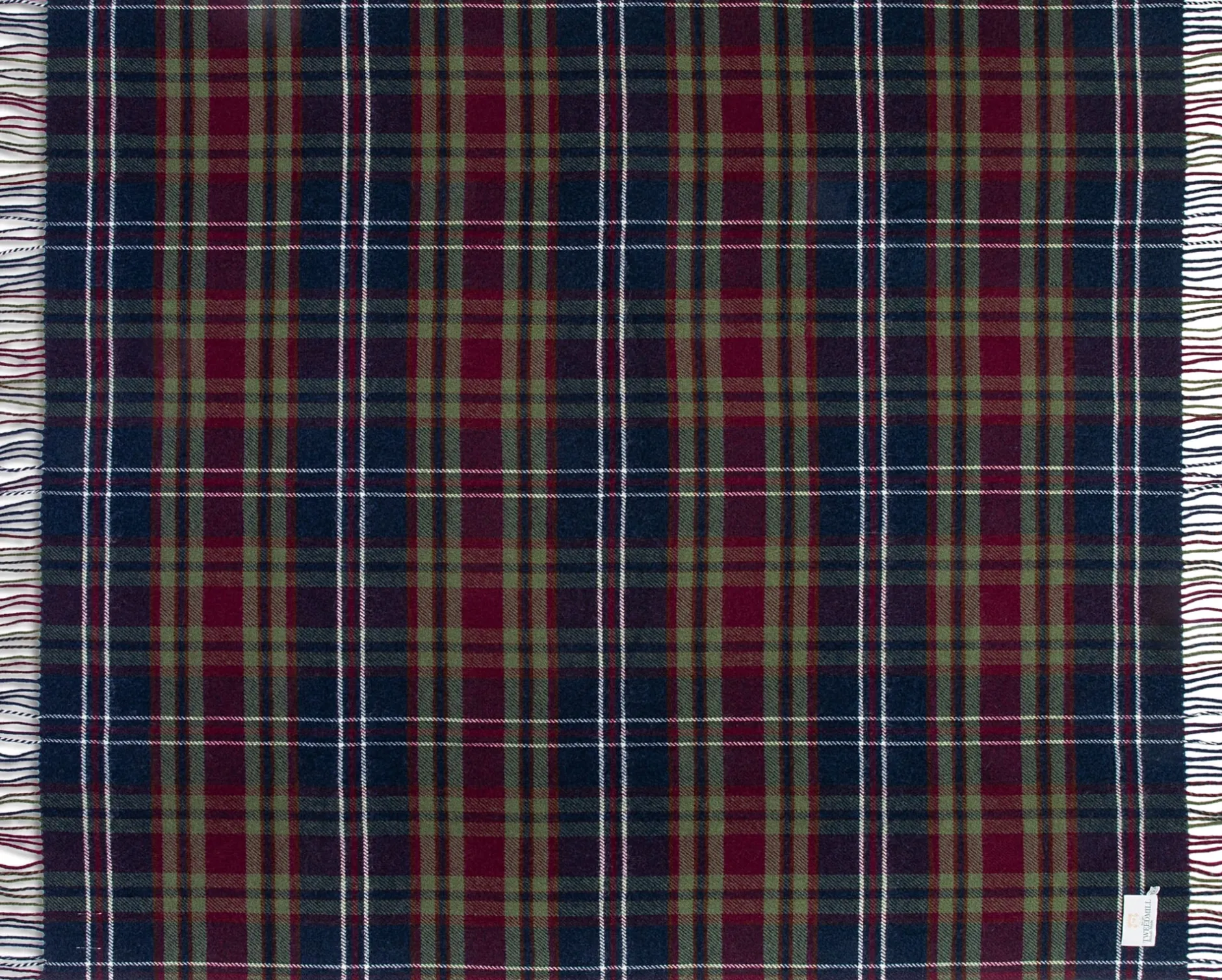 Tweedmill Textiles Tartan-Schurwolldecke Morello Check Online