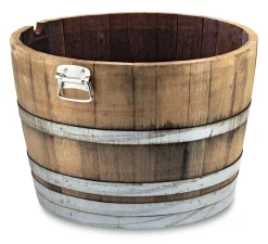 Wilhelm Eder Terrassenteich aus halbem Weinfass Best