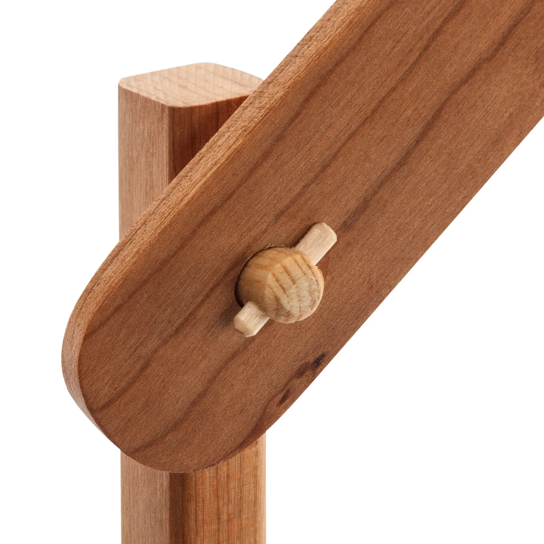 Santa &Cole Tisch- und Bodenleuchte Kirschholz und Glas Discount