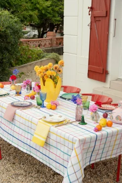 Tissage de Luz Tischdecke bunt kariert Best