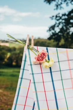 Tissage de Luz Tischdecke bunt kariert Best