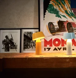 marset Tischleuchte Bicoca Hellblau