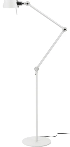 Tonone Bodenleuchte Stahl und Aluminium Weiß Hot