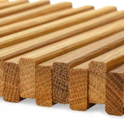 Lebensgemeinschaft Bingenheim Topfuntersetzer Eichenholz New