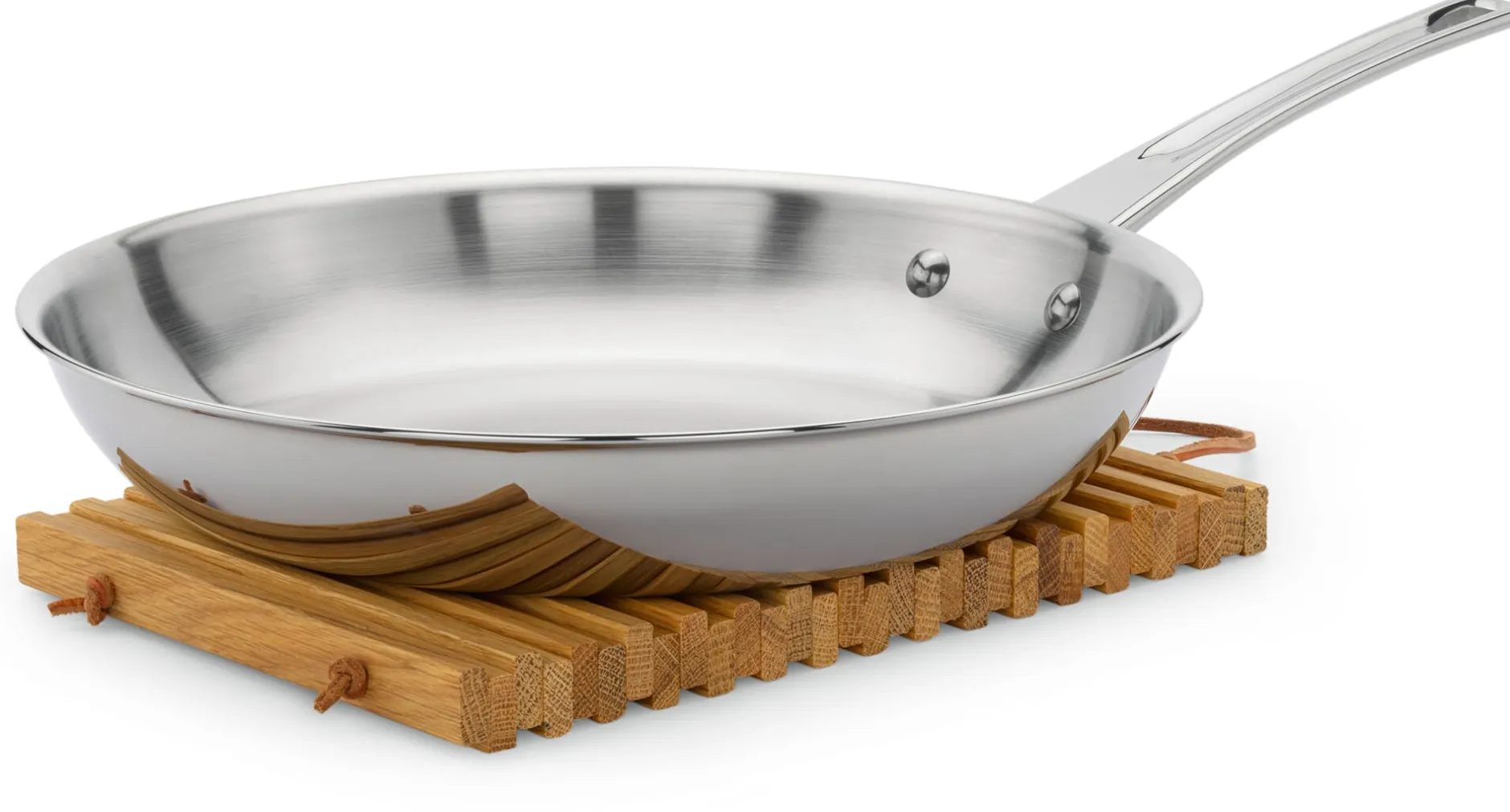 Lebensgemeinschaft Bingenheim Topfuntersetzer Eichenholz New