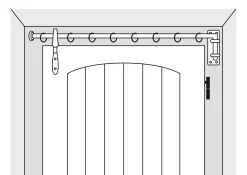 Manufactum Türträger Schwenkarm geschmiedet Sale