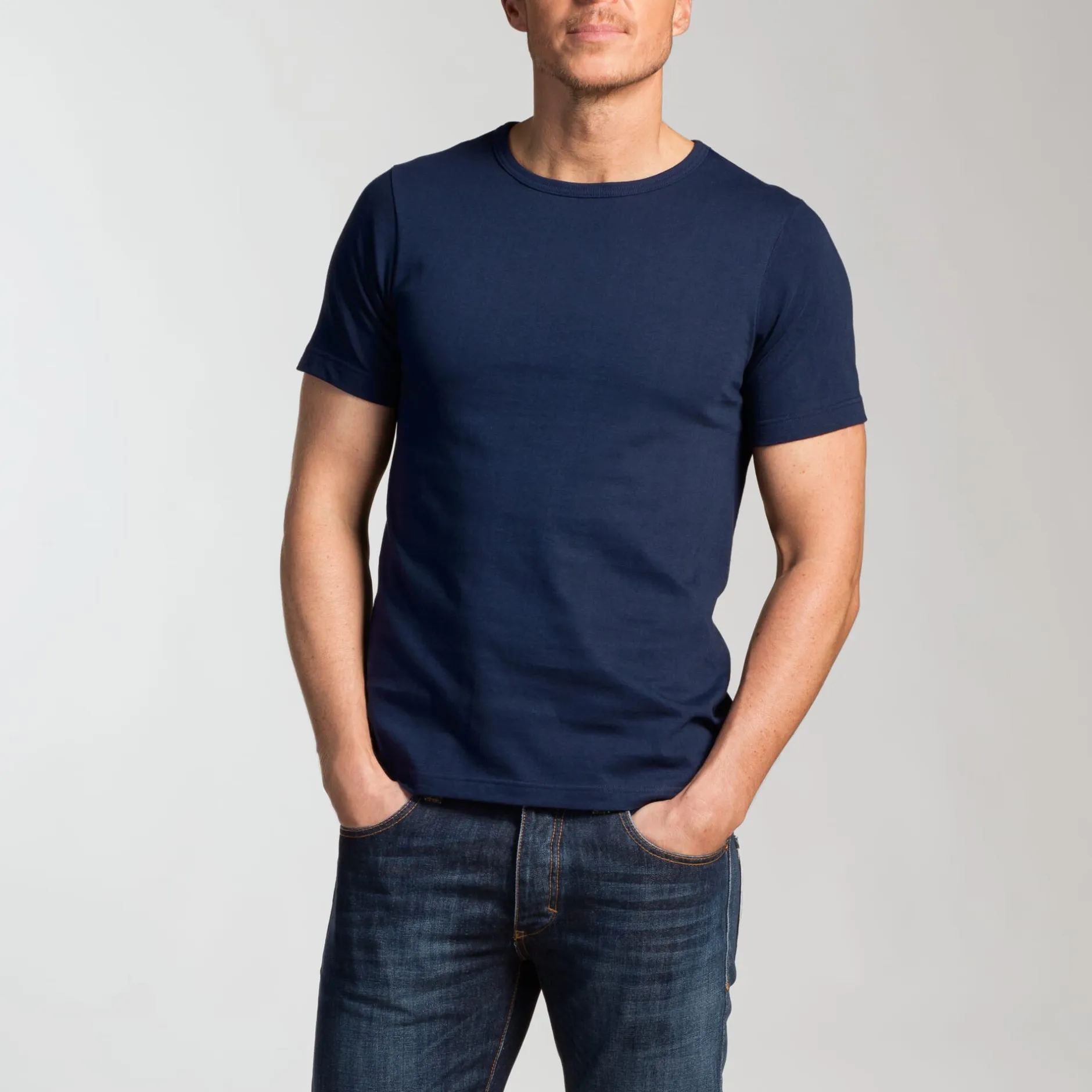 Merz b. Schwanen T-Shirt 1950 Blau New