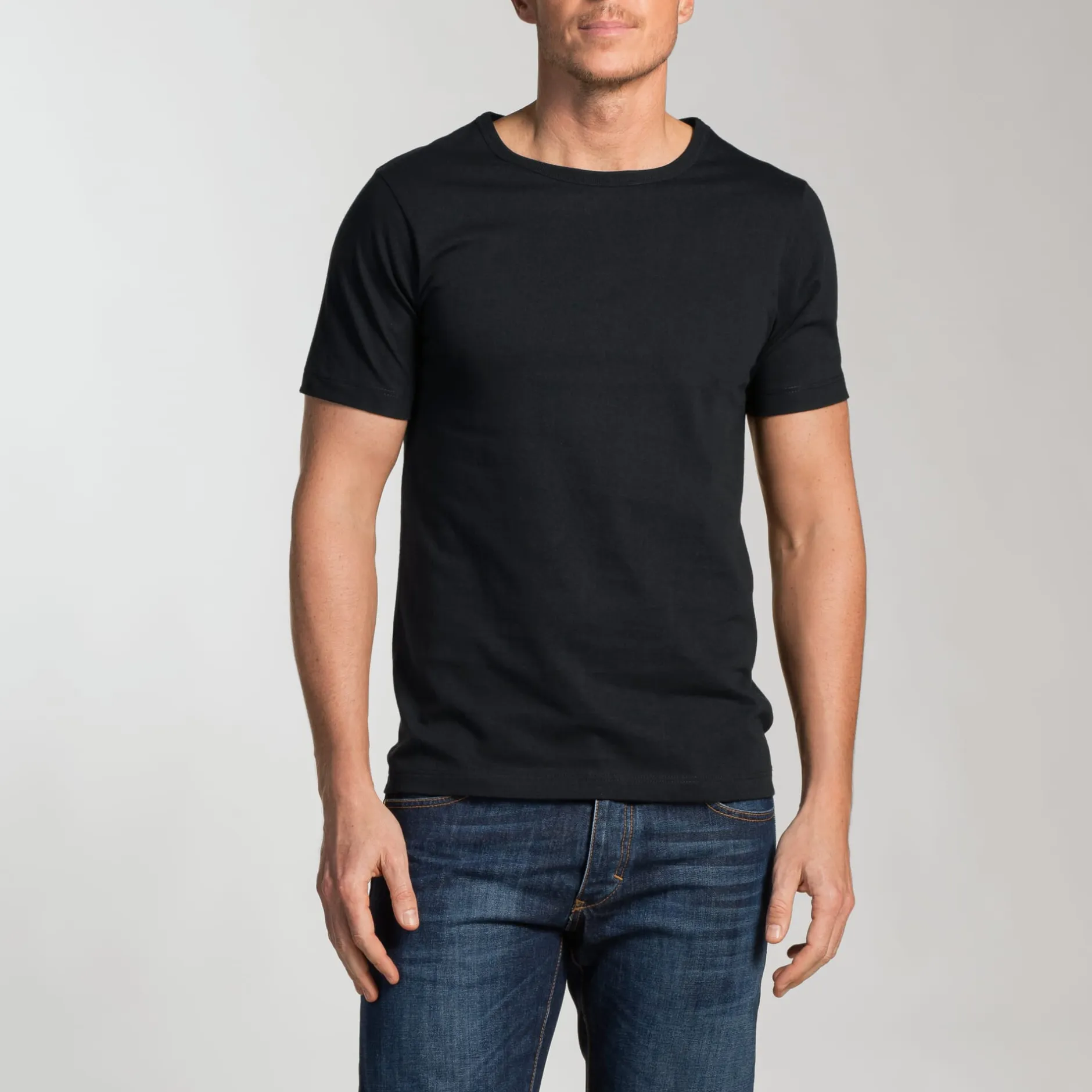 Merz b. Schwanen T-Shirt 1950 Schwarz