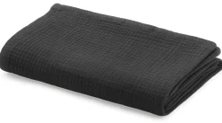 seijo Tuch Musselin Schwarz Outlet