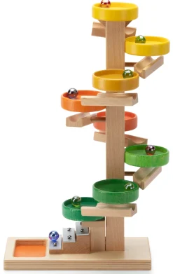 Christof Beck Spielwaren Turm-Murmelbahn Buchenholz New