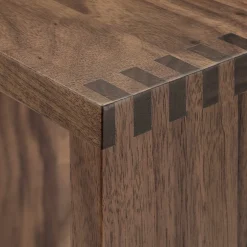 wb form Ulmer Hocker Nussbaumholz New