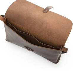 Greenbelts® Umhängetasche Rindleder, braun